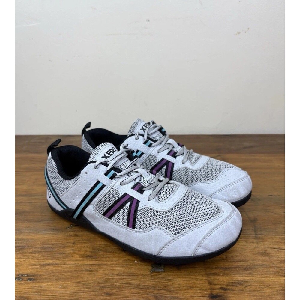 Xero Shoes Prio Women’s Size 9 White Purple Barefoot Minimalist Running Shoes